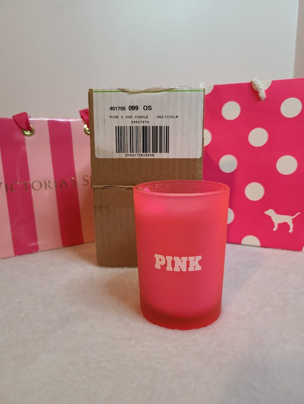 VS PINK 6.3oz Everything Nice Scented Candle Cookie Spice X Fireside Vibes